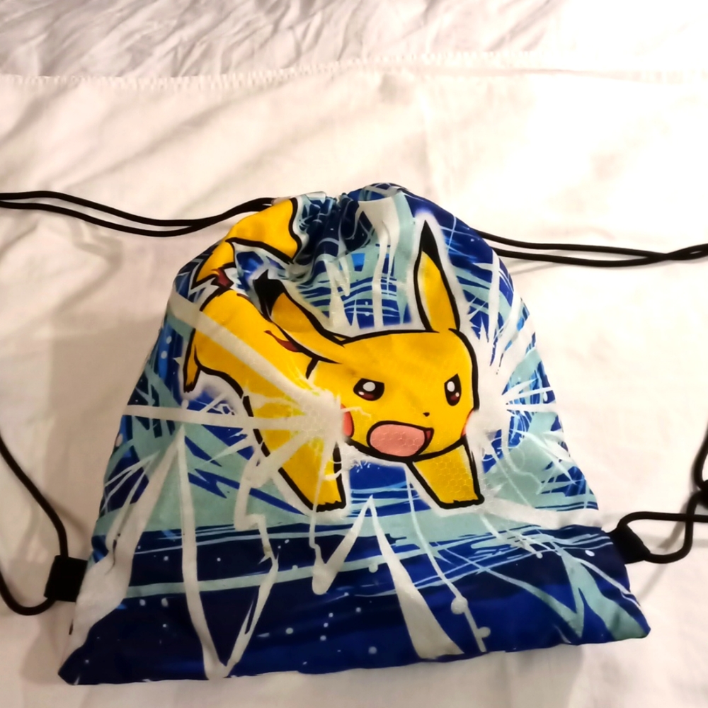 Pokemon Pikachu Drawstring Backpack - Picture 3 of 3